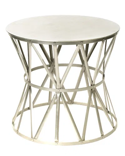 GO HOME ANGLE ROUND SIDE TABLE