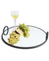 Go Home Boise Round Mirror Tray
