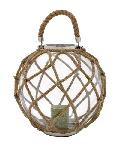Go Home 14in Buoy Lantern In Brown