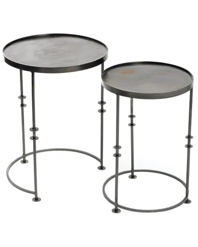 Go Home Disc Tables In Black