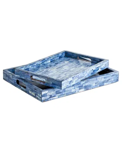 Go Home Duffin 2pc Trays In Blue