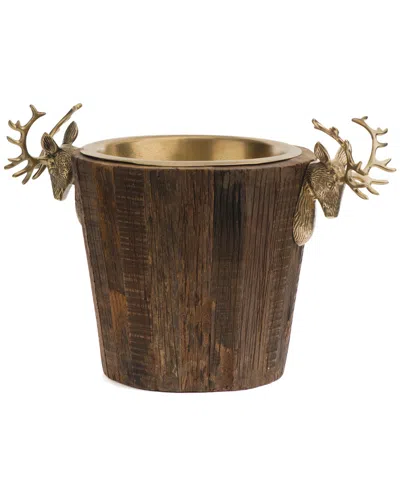Go Home Hoffman Wine Cooler In Brown