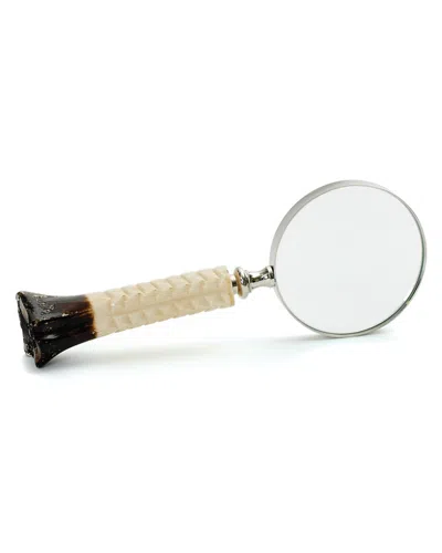 Go Home Jaws Magnifying Glass In White