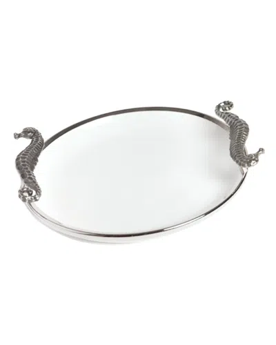 Go Home Medford Ceramic Bowl In Silver