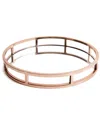 Go Home Montero Round Tray In Brown