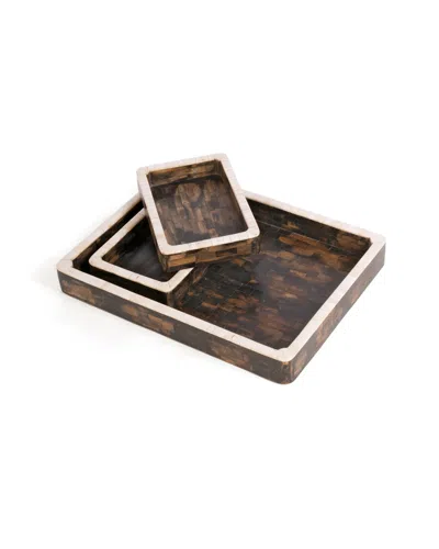 Go Home Set Of 3 Stansfield Bone Trays