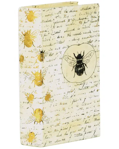 Go Home Single Bumble Bee Gold Leaf Book In Yellow