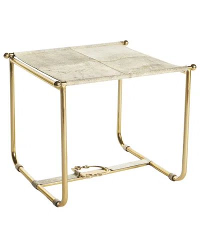 Go Home Titon Hide Stool In Gold
