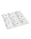 Go Home White Marble Tic Tac Toe