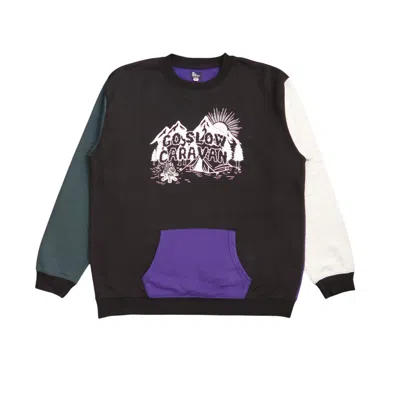 Pre-owned Go Slow Caravan Japan Spell Out Sweatshirt Multicolor