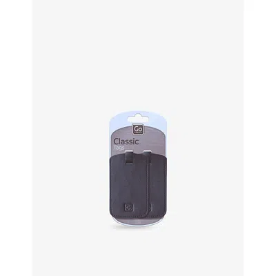 Go Travel Classic Set Of Two Luggage Tags Black