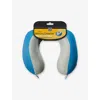 Go Travel Blue Grey Memory Dreamer Neck Pillow In Gray