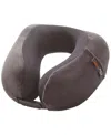 Go Travel Feature Rich Memory Foam Travel Pillow In Gun Metal