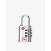 Go Travel Silver Classic Large Combi Padlock Tsa In Silver