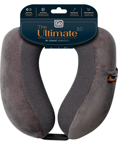 Go Travel The Ultimate 3.0 Memory Foam Travel Pillow In Gray