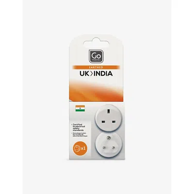 Go Travel Uk-india Adaptor White