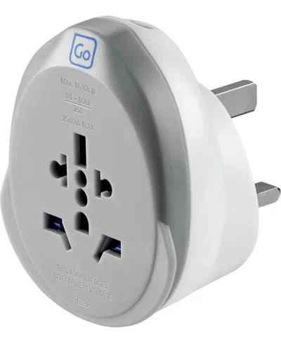 Go Travel World Uk Usb-c 25w Travel Adaptor In Gray