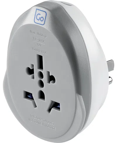 Go Travel World Usa Usb-c 25w Travel Adaptor In Gray
