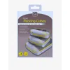 Go Travel Branded Set Of Three Packing Cubes Yellow In Yellow