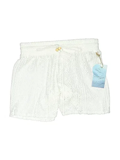 Goa Beachwear By Japna Shorts In White