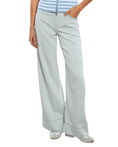 Goa Goa Jeans Woman Vera Palace Effect Bleach White Denim 15208209/403 In Blue