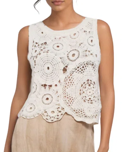 Goa Goa Moon Top Crochet Without Ivory Sleeves 15204163\436 In Neutral