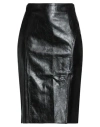 Goa Goa Woman Midi Skirt Black Size M Cotton, Polyurethane