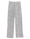 Goa Goa Woman Pants Silver Size L Polyester, Elastane