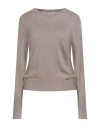 Goa Goa Woman Sweater Beige Size Xl Viscose, Nylon, Polyester, Cashmere