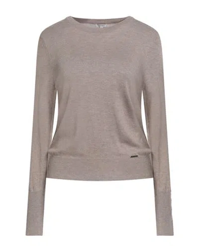 Goa Goa Woman Sweater Beige Size Xl Viscose, Nylon, Polyester, Cashmere