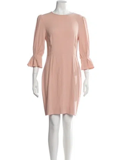Pre-owned Goat Bateau Neckline Mini Dress In Neutral