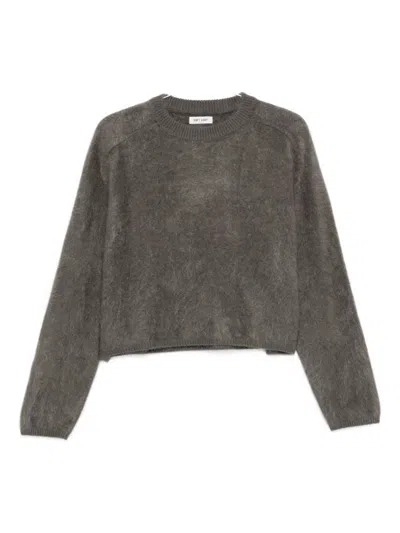 Goat Cashmere Crewneck Jumper In Gray