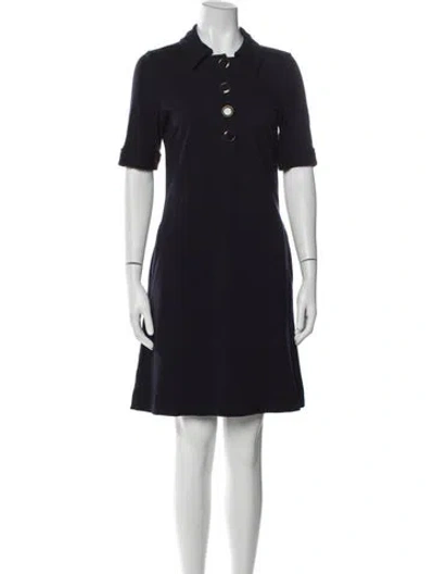 Pre-owned Goat Mini Dress In Blue