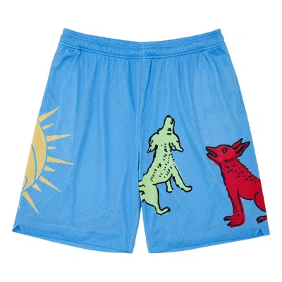 Pre-owned Goat Moon Tarot Shorts Blue | Men's Size L