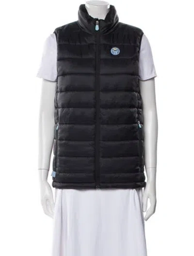 Pre-owned Goat Nylon Vest In Blue