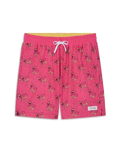 Goat Usa Boys' Donut Bathing Suit - Little Kid, Big Kid In Pink