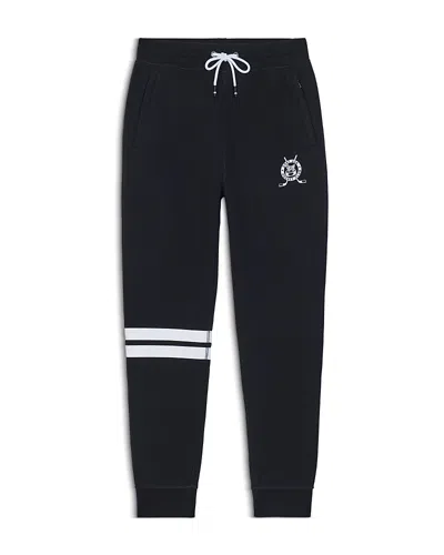 Goat Usa Boys' Hockey Club Fleece Jogger Pants - Big Kid In Black