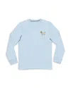 Goat Usa Boys' Long Sleeved Graphic Tee - Little Kid, Big Kid In Blue
