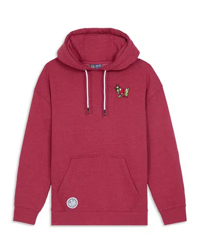 Goat Usa Boys' Naughty Santa Pullover Hoodie - Big Kid In Red