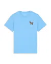 Goat Usa Boys' Reindeer Short Sleeved Tee - Big Kid In Blue