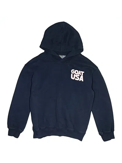 Pre-owned Goat Usa Kids' Pullover Hoodie In Blue