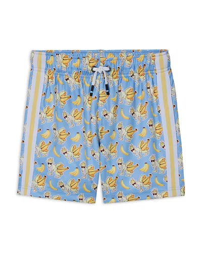 Goat Usa Unisex Banana Split Printed Shorts - Big Kid In Multi