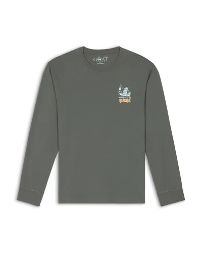 Goat Usa Unisex Big Bucks Long Sleeved Tee - Big Kid In Gray
