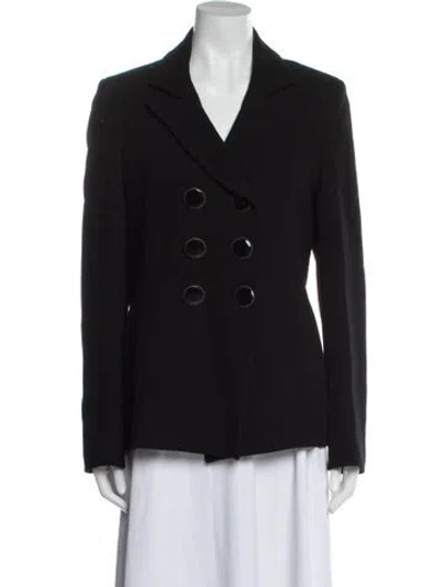 Pre-owned Goat Wool Jacket In Black