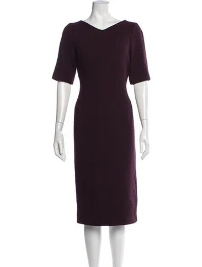 Pre-owned Goat Wool Knee-length Dress In Multi