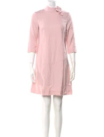Pre-owned Goat Wool Mini Dress W/ Tags In Pink
