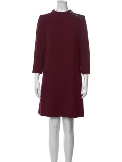 Pre-owned Goat Wool Mini Dress W/ Tags In Red