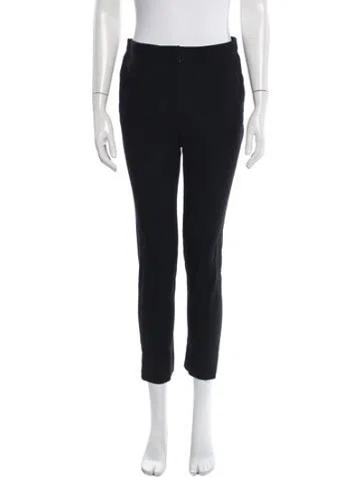 Pre-owned Goat Wool Straight Leg Pants In Blue
