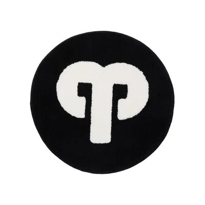 Pre-owned Goat X Gallery 1950 Horoscope Aries Rug Black/white | Men's Size Onesize