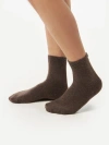 Gobi Cashmere Basic Socks In Cocoa